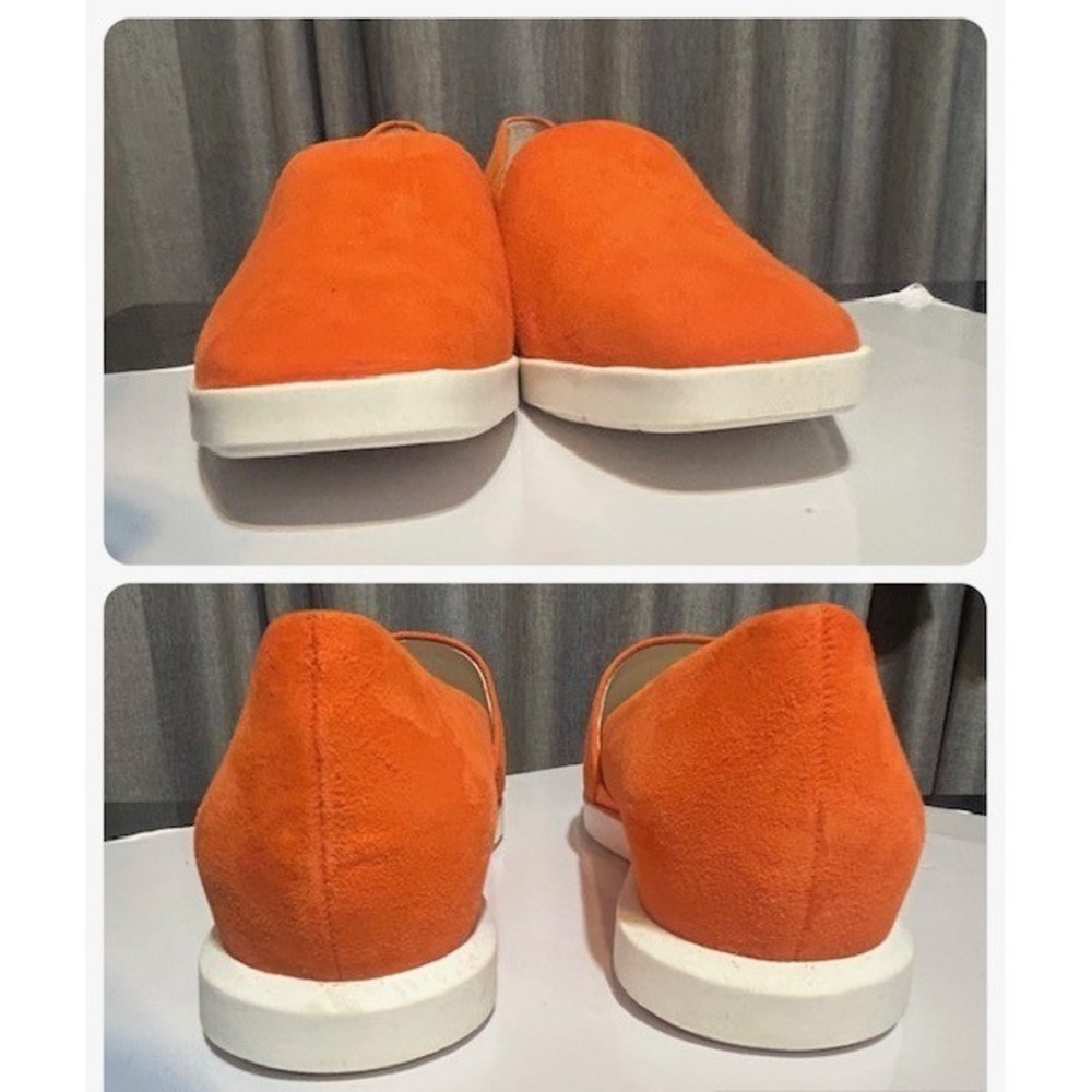 NIB Franco‎ Sarto Slip On Loafer Bonza Tangerine Suede Academia Resort Classic 8 - Picture 4 of 8